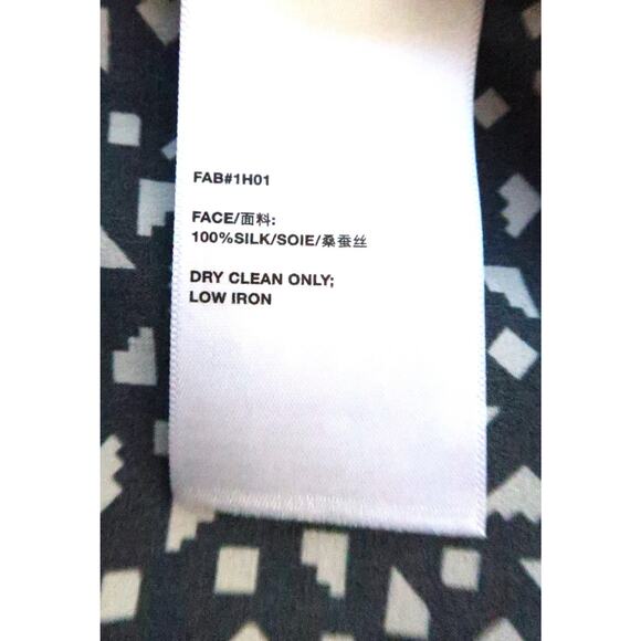 LAFAYETTE 148 Doha Silk Short-Sleeve Midi Belted Shirt Dress Nordstrom XL $748 - Picture 13 of 16